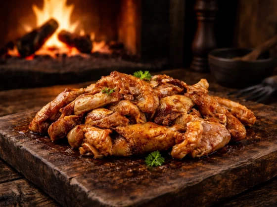 Kipshoarma van kipdijfilet halal gekruid voor pita en wraps