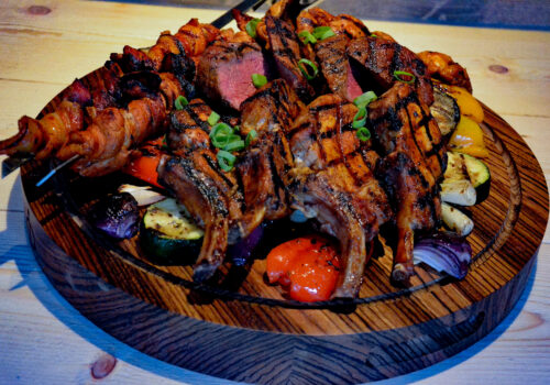 Mixed grill rub iberico rack kidijfilet kogelbiefstuk speklap recept
