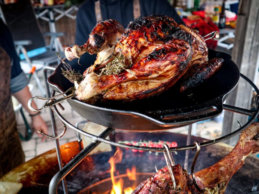 Franse kalkoen boven de BBQ | BBQuality