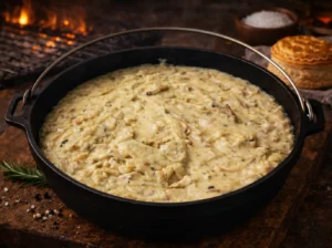 Kipragout ambachtelijk bereid met stukjes kip en romige saus