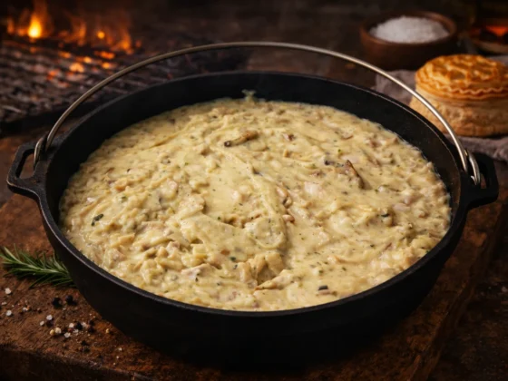 Kipragout ambachtelijk bereid met stukjes kip en romige saus