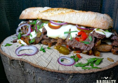 Philly cheese steak ribeye sandwich | BBQuality