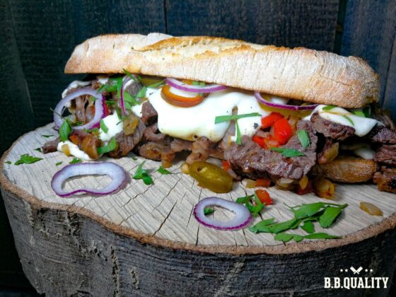 Philly cheese steak ribeye sandwich | BBQuality