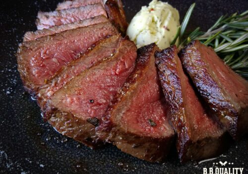 Entrecote uit de pan met kruidenboter recept | BBQuality