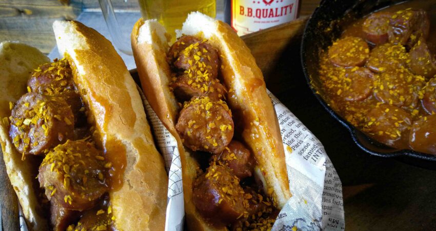 Currywurst van iberico braadworst recept | BBQuality