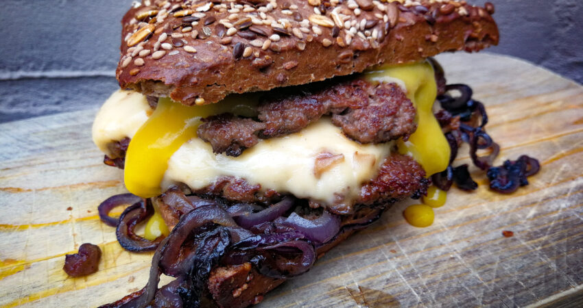 Double smashburger van hert recept | BBQuality
