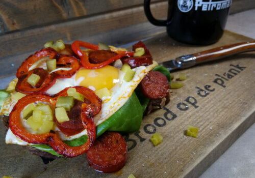 Spiegelei chorizoworst recept | BBQuality