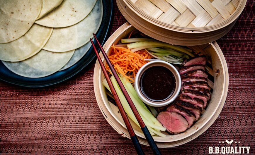 Chinese pannenkoekjes met eendenborstfilet en hoisinsaus recept | BBQuality