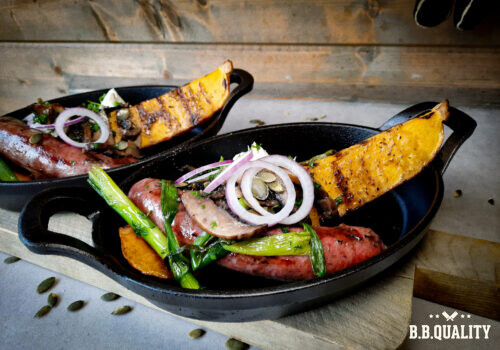 Wildworst met flespompoen recept | BBQuality