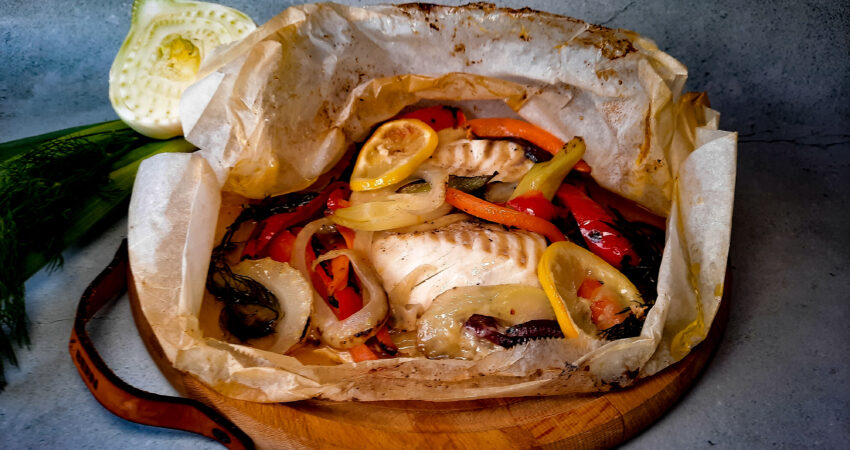 En papillote kabeljauwfilet MSC recept | BBQuality