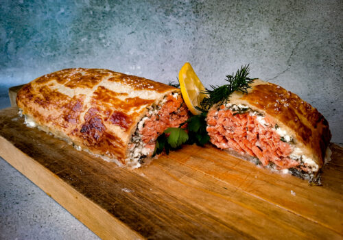 Zalm Wellington Sockeye zalm recept | BBQuality