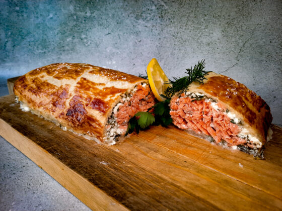 Zalm Wellington Sockeye zalm recept | BBQuality