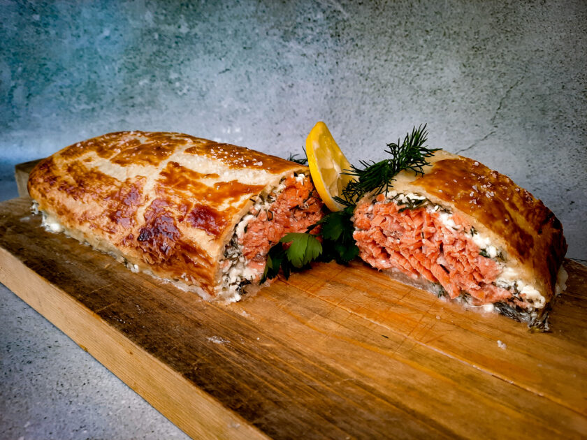 Zalm Wellington Sockeye zalm recept | BBQuality