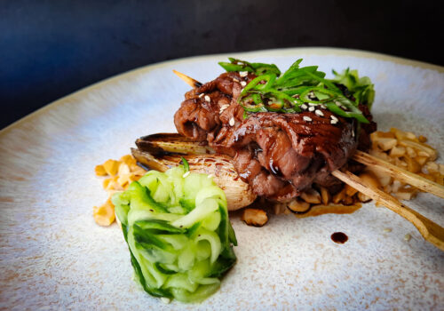 Yakitori bizon recept van bavette | BBQuality