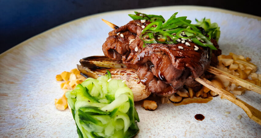 Yakitori bizon recept van bavette | BBQuality