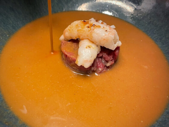 Surf en turf recept | Langoustines en diamanthaas