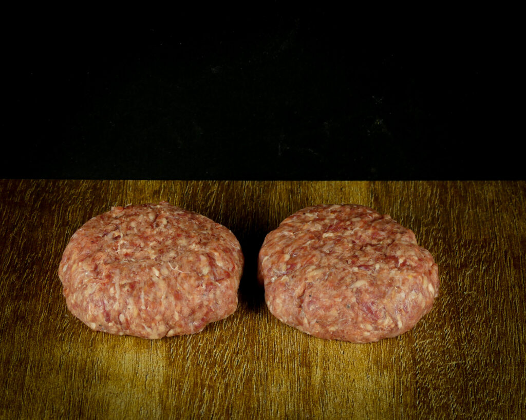 Dry Aged Guinness burger 2 x 150 gram
