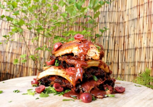 Cherry en Bourbon spareribs recept | BBQuality