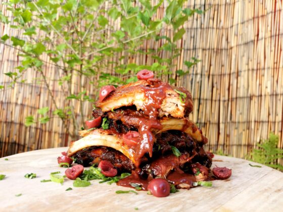 Cherry en Bourbon spareribs recept | BBQuality