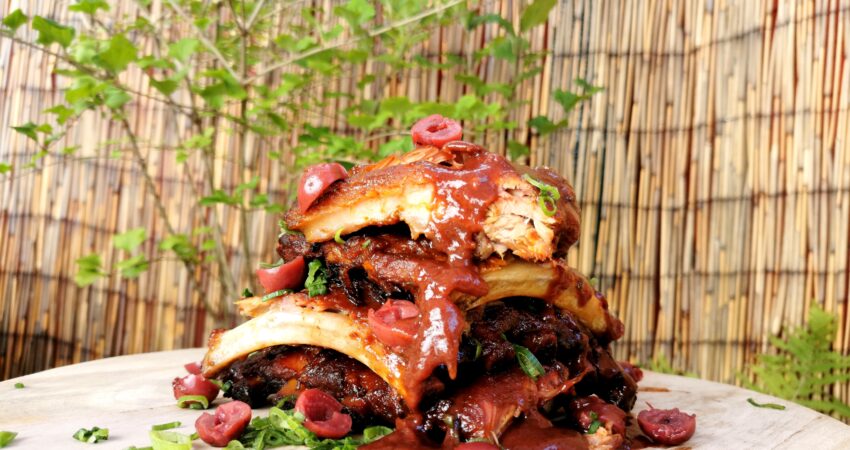 Cherry en Bourbon spareribs recept | BBQuality