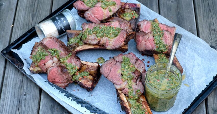 Revolver ribeye recept met chimichurri | BBQuality