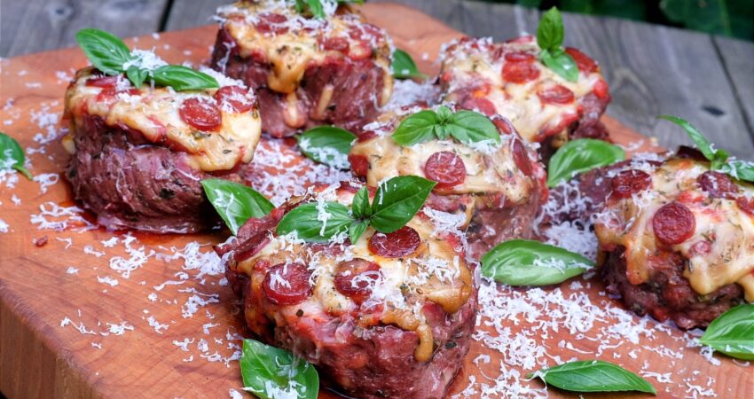 Pizza pinwheels van bavette rollade recept | Angus bavette rollade | bavette | maanvlees | BBQuality