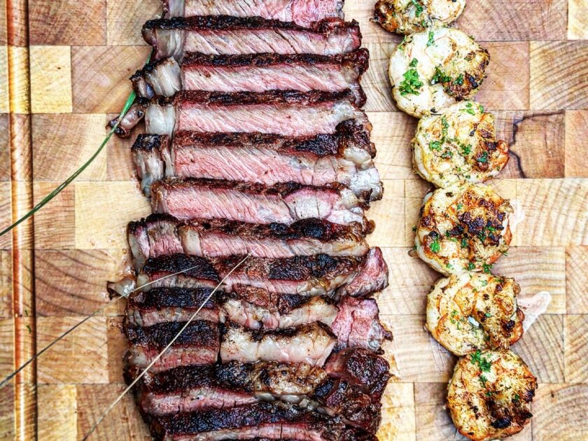 Angus ribeye | Garnalen | BBQuality