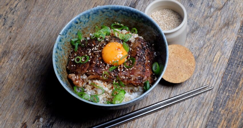 Wagyu donburi recept | wagyuvlees | wagyu ribeye | wagyu kap van ribeye | BBQuality