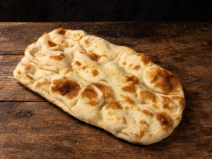 Italiaanse Pinsa van 270 gram met luchtige binnenkant en krokante buitenkant