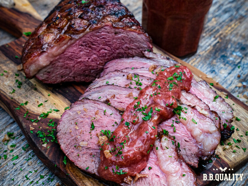 Angus picanha recept met rabarber aardbeien compote | No Mercy rub | The Boost | Maikel | BBQuality