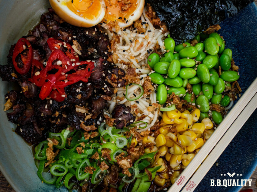 Beef ribfingers ramen recept | No Rubbish No Mercy | Maikel | BBQuality