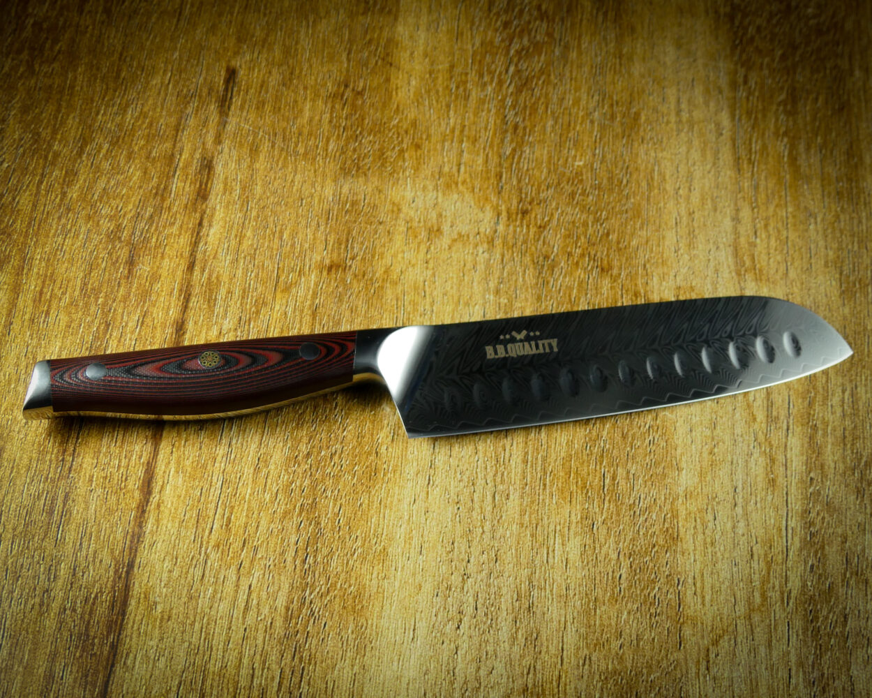 Paudin Plume Damascus Santokumes