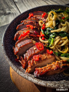 Noodles met teriyaki varkenshaas recept | Ronald | BBQuality