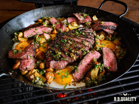 Steak en eggs recept | Maikel | BBQuality