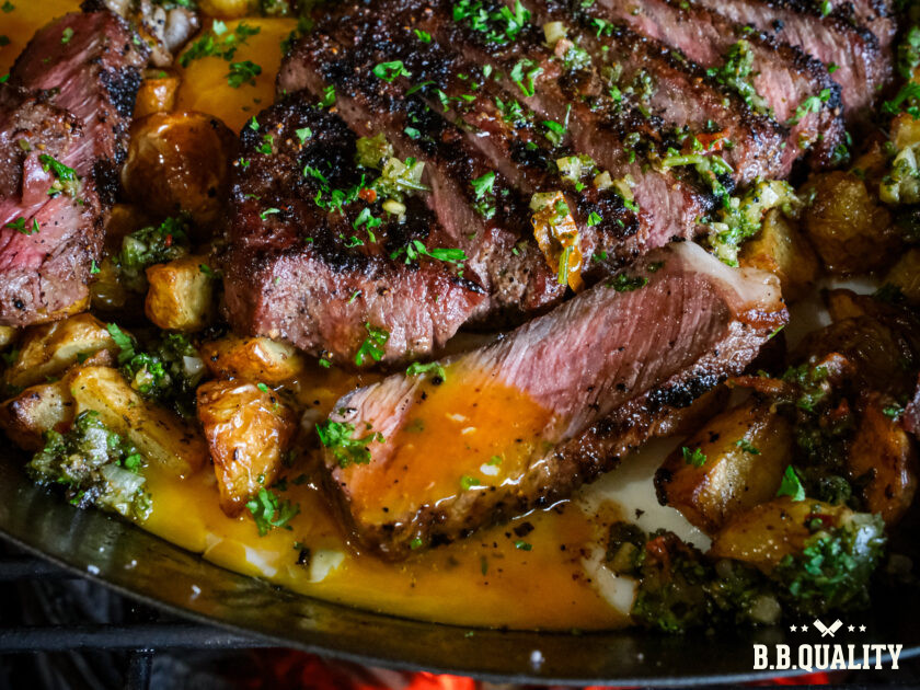 Steak en eggs recept | Maikel | BBQuality