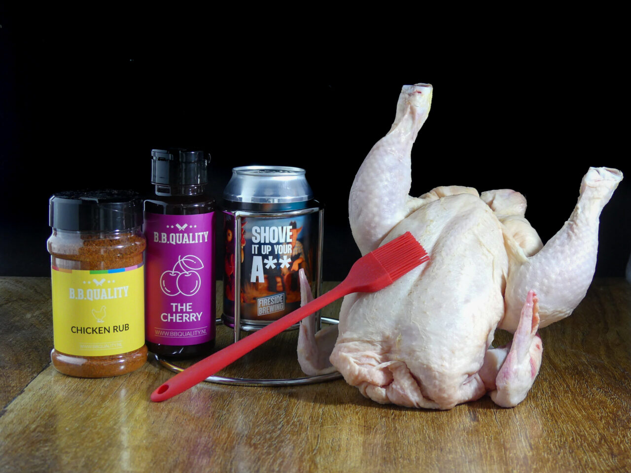 BBQuality Beer Can Chicken pakket