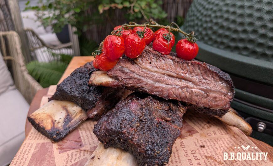 Short ribs rotisserie recept | BBQuality | Bas