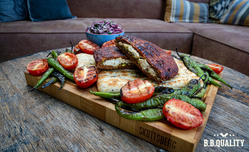 Gevulde lamskebab recept met feta en pistache | Lamsgehakt | The Rub Kebab Spices | Maikelsbbq | BBQuality