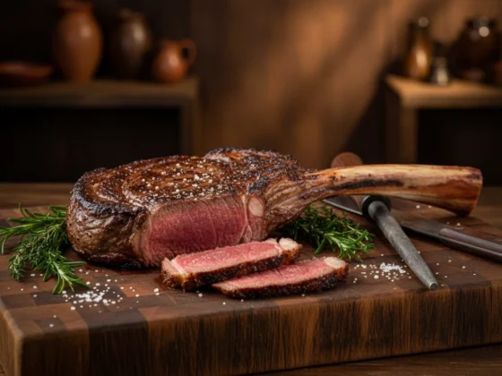 Angus tomahawk steak Canada