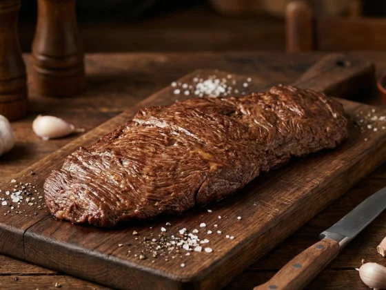 Bavette maanvlees gegrild