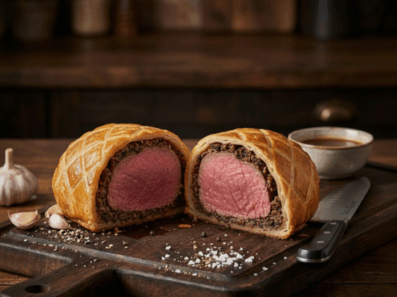 Beef wellington kant en klaar gesneden
