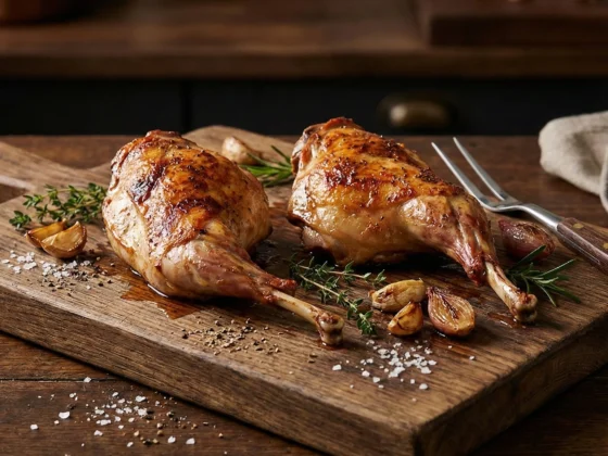 Konijnenbout geroosterd