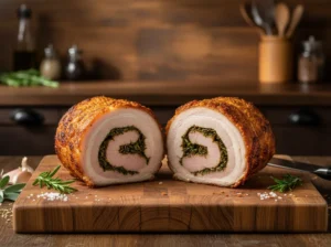 Porchetta zonder zwoerd bereid