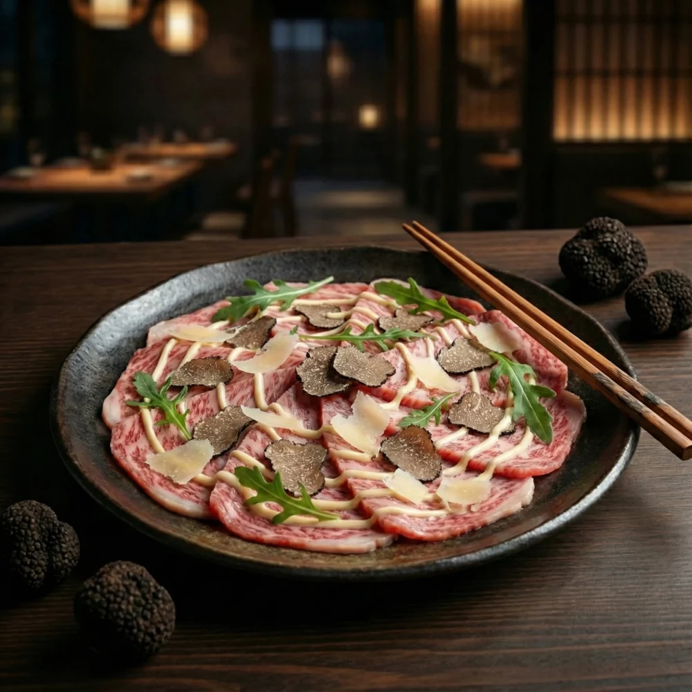 Wagyu ribeye carpaccio A5 Japans (Full Blood)