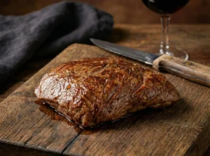 Zebrabiefstuk bereid