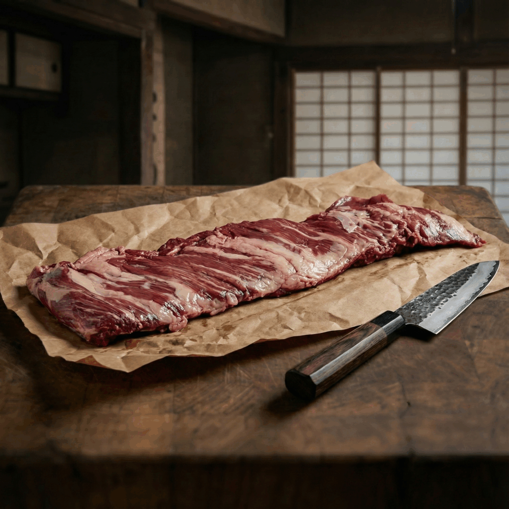 Wagyu inside skirt steak A5 Japans (Full Blood)