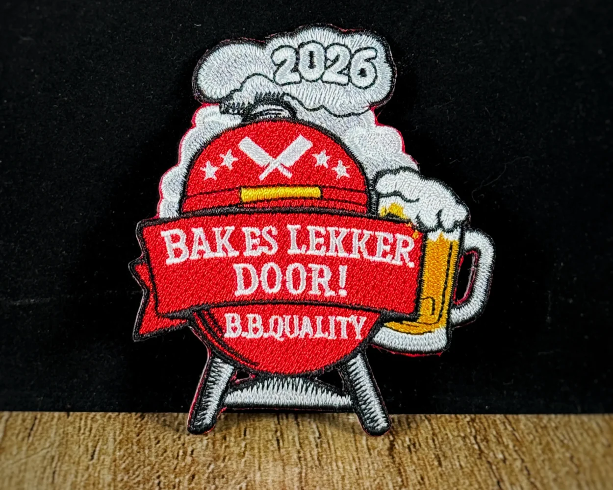 BBQuality carnaval patch (embleem) 2026 – Bak es Lekker Door!