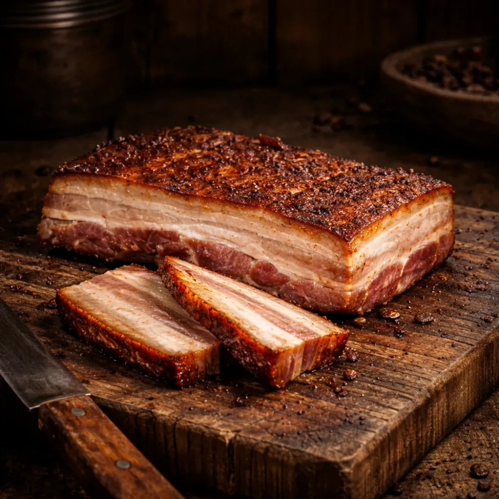 BBQuality Varkensbuik zonder zwoerd Heyde Hoeve 500 gram
