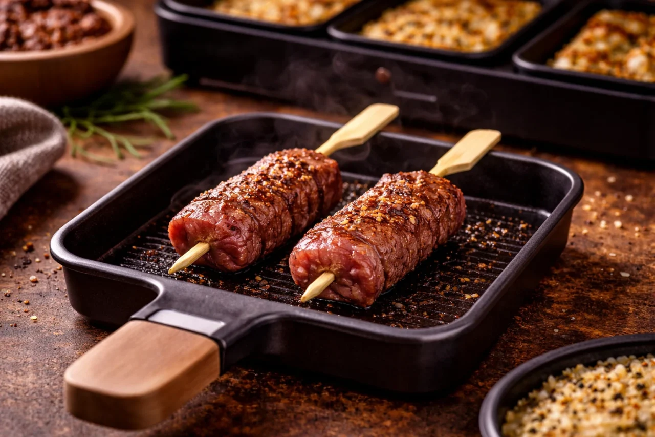 Flat iron spies gourmet
