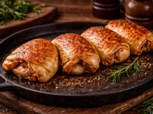 Kipdijfilet met vel sappig en geschikt voor BBQ met krokant vel